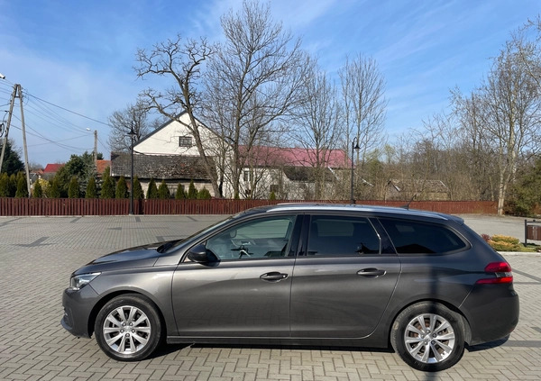 Peugeot 308 cena 41900 przebieg: 130000, rok produkcji 2018 z Grybów małe 232